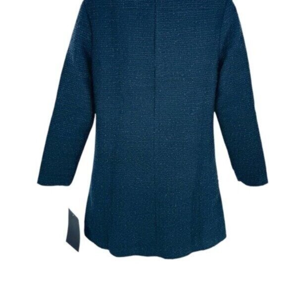 Tuckernuck | NEW Navy Tie Tweed Kelly Notched Neckline Mini Dress Size L - Picture 9 of 11